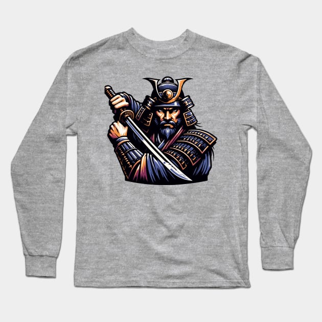 Shogun Warrior Long Sleeve T-Shirt by JSnipe